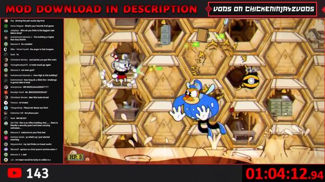 *LIVE* Cuphead Chaser ONLY But It Doesn't CHASE... (Expert, Charmless, Superless)