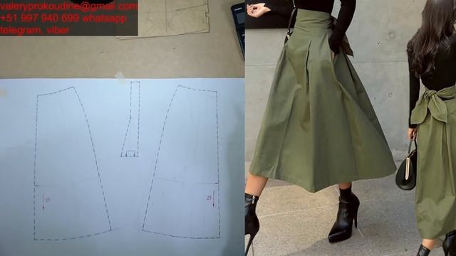 Моделируем юбки. Modelado De Faldas  #курсы кройки и шитья #diseño De Modas