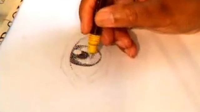 Drawing an eye in Stipple Dots - Tony Nero.mp4 смотреть онлайн