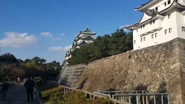Япония, Нагоя, дворец Nagoya Castle 日本、名古屋、名古屋キ смотреть онлайн