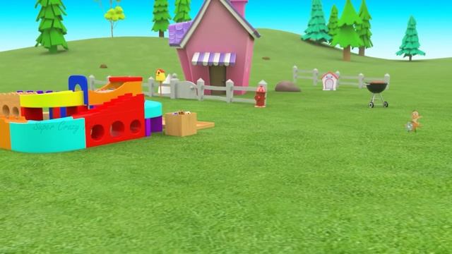 Learn Colors for Kids with Little Baby Fun Play Color Soccer balls Tree Wooden Toy Set 3D Kids Edu смотреть онлайн