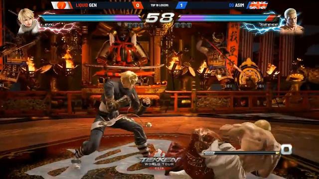 Gen (Leo) Vs Asim (Kazumi, Geese) - TOP 16 - Tekken 7 World Tour смотреть онлайн