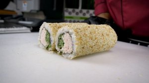 ПРАВИЛЬНАЯ НАРЕЗКА РОЛЛОВ, РАЗНЫМИ НОЖАМИ!!! УРОК ПО НАРЕЗКЕ!!! ШКОЛА СУШИСТА!!!