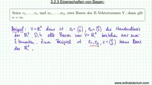 Eigenschaften Von Basen - Mathematik Video Vorlesung