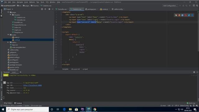 Crud Quasar Framework - Consulta / Cadastro смотреть онлайн