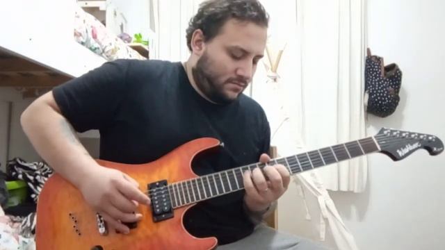 Tocando sobre backing track Bm смотреть онлайн