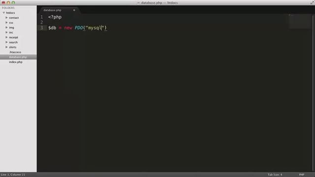 Php#1.8 Getting Started with PDO смотреть онлайн