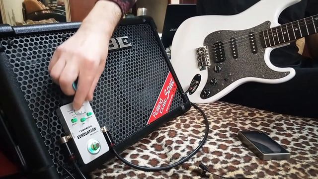 Педаль эффектов CoolMusic Echolation Delay Effects A-DE01, демонстрация режимов