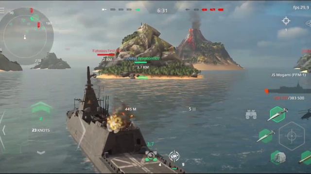 JS Mogami scoring 2 million damage in EPIC 1v3 clutch online match against Aegis | Modern Warships смотреть онлайн