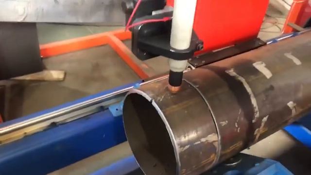 LinuxCNC плазма на труборезе с поворотной головой смотреть онлайн