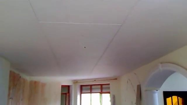 нестандартный дизайн второго уровня потолка. Потолок из гипсокартона #4. смотреть онлайн