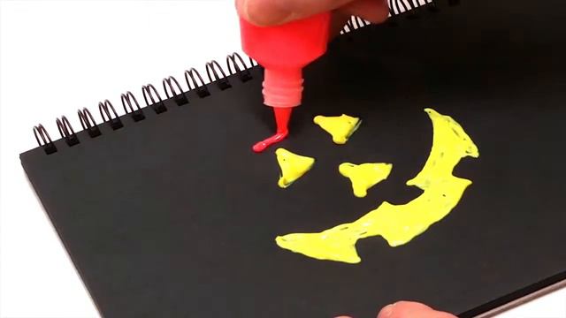 Флюоресцентные 3D-краски, 4 шт, Micador