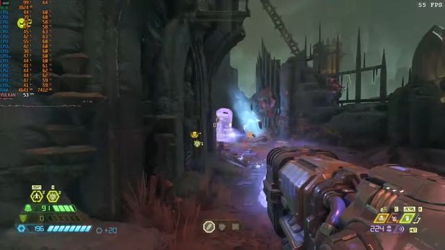 RX580 Xeon E5 2640v3 in Doom Eternal смотреть онлайн