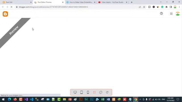 How to embed youtube video in blogger in responsive size | Video embed in Blogger | Blogger tips смотреть онлайн