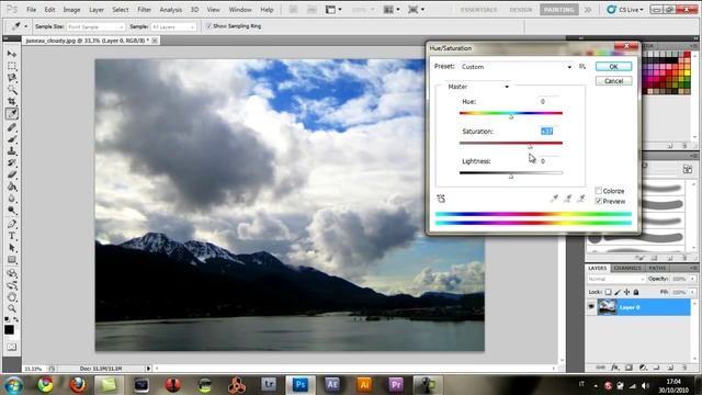 A cloudy day become sunny! | Photoshop CS5 смотреть онлайн