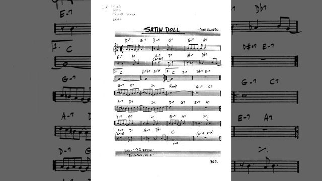 real book solo piano: satin doll (Duke Ellington, BIlly Strayhorn) смотреть онлайн
