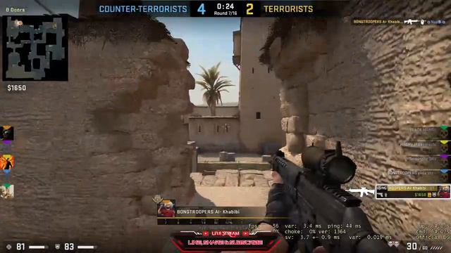 de_dust2 Short Match Nights | BONG TROOPERS: CSGO смотреть онлайн