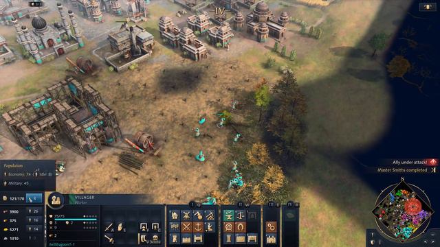 Age of Empires 4 - 4v4 MARCHING ARMIES | Multiplayer Gameplay смотреть онлайн