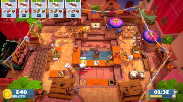 Physics Breaking🥵 | 1-2 World Food Festival 4 Stars (3 Players) Overcooked 2, All You Can Eat смотреть онлайн