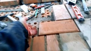 Мангал из кирпича с печкой под казан и дымоходом сзади, порядовка