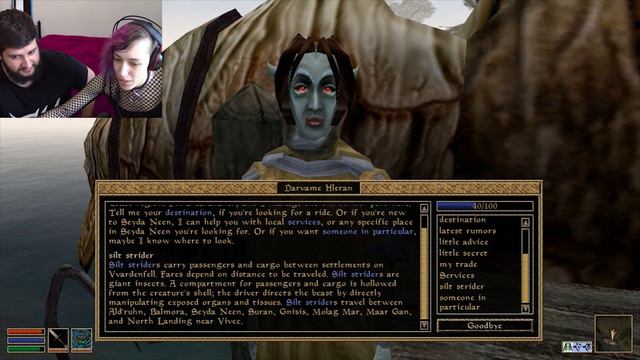 Skyrim fans play MORROWIND for the first time! смотреть онлайн