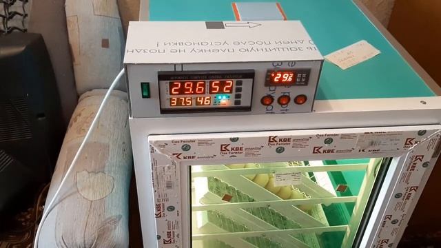 Инкубатор на 400 яиц инкубация бройлера, отключили свет. смотреть онлайн