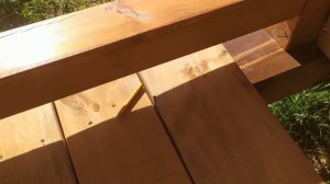 Строительство беседки 3х4. Часть 9: Пол из сосновой доски.