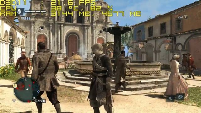 Assassins Creed IV Black Flag - NVidia GeForce GT 640 - Core i3 6100 - 16GB RAM смотреть онлайн
