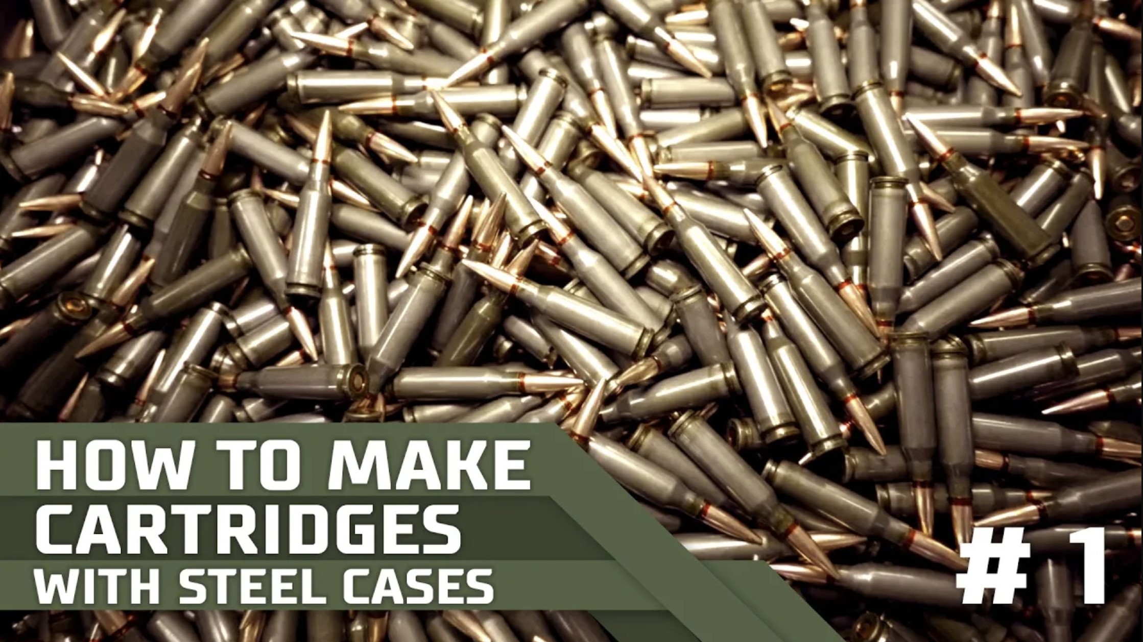 How to Make Cartridges with Steel Cases - Part 1 смотреть онлайн