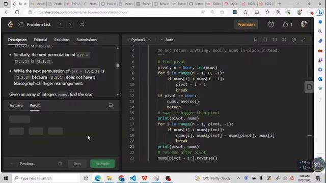 31. Next Permutation смотреть онлайн