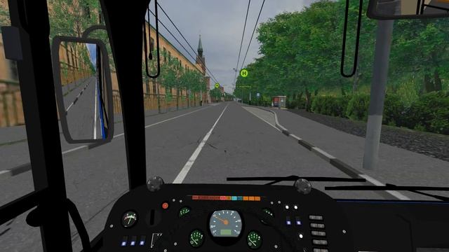 Троллейбус БКМ 333 карта Броницын Omsi 2 смотреть онлайн