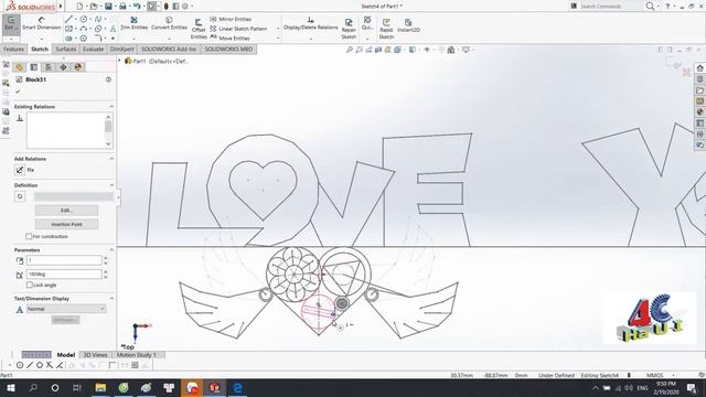 4CHaUI Block sketch смотреть онлайн