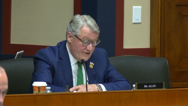 Rep. Allen Denounces Biden's Restrictive Independent Contractor Rule At E&W Full Committee Markup