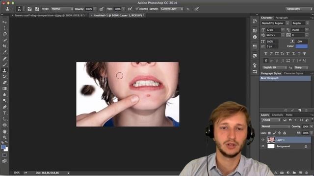 Штамп в фотошопе смотреть онлайн