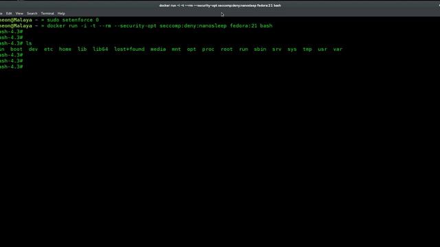 Seccomp, a proposed new security feature in Docker смотреть онлайн