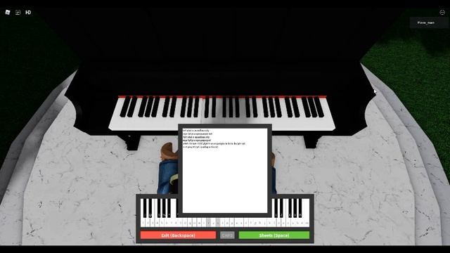 how to play defeat fnf in roblox piano (sheet in description) смотреть онлайн