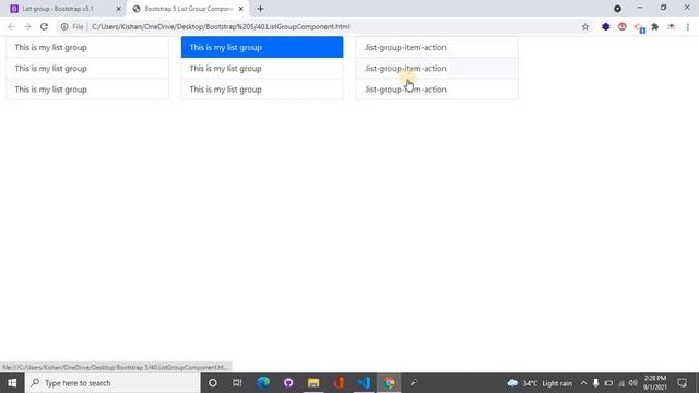 Bootstrap 5 list group component. смотреть онлайн
