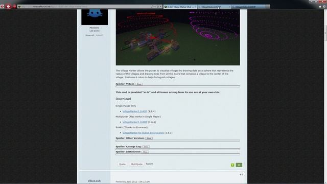 Minecraft 1.6.4 - Como Instalar VILLAGE MARKER MOD - ESPAÑOL [HD] 1080p смотреть онлайн