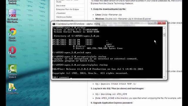 00 of 13 - Oracle APEX 5 - Getting started with Oracle XE and APEX upgrade смотреть онлайн