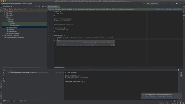 Initial Project Setup - API Test Automation Framework смотреть онлайн