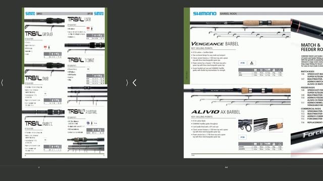 SHIMANO Рыболовные удилища Каталог 2019 Шимано katalog смотреть онлайн