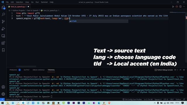 Text To Speech conversion in python | Python Project смотреть онлайн
