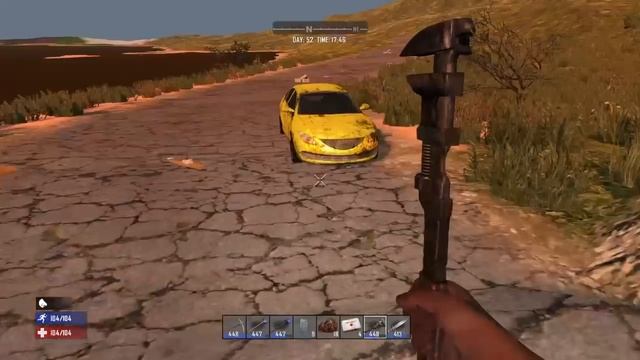 7 Days To Die: How to find Lead Batterys And small Engine смотреть онлайн