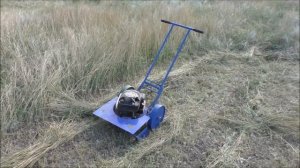 Сено-траво-газонокосилка #Лоплош. Часть 2 - Не удержался..! Пробуем в деле...