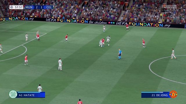 FIFA 22 | Manchester United vs Celtic - Champions League UEFA - Full Gameplay смотреть онлайн