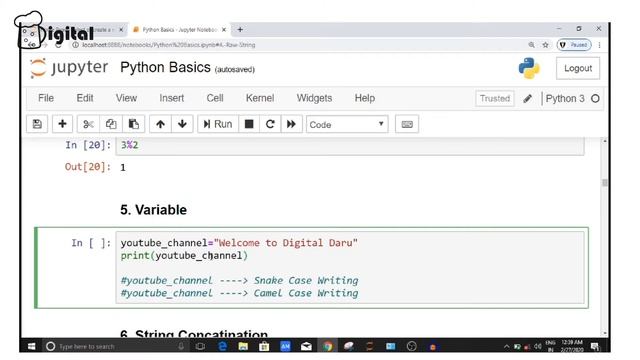 [ Hindi ] What is variable in python || Machine Learning in Hindi || #digitaldaru смотреть онлайн