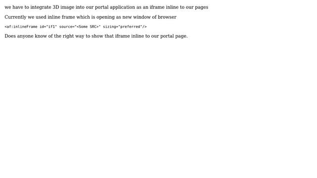 Integrating CAD Cam image as iframe in webcenter portal application смотреть онлайн