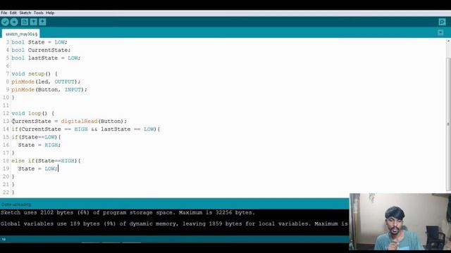 Arduino Button Debounce | Using Button to ON and OFF LED in Hindi смотреть онлайн