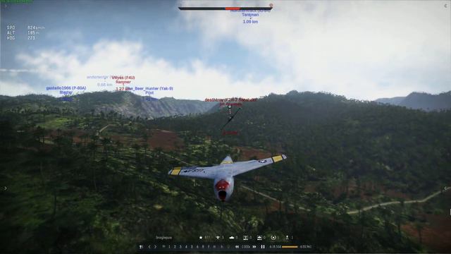 War Thunder Sabre 360 no scope! смотреть онлайн