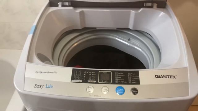 Portable Compact Washing Machine 1.34 Cu.ft Spin Washer Drain Pump 8 Water Level | GIANTEX | Costwa смотреть онлайн